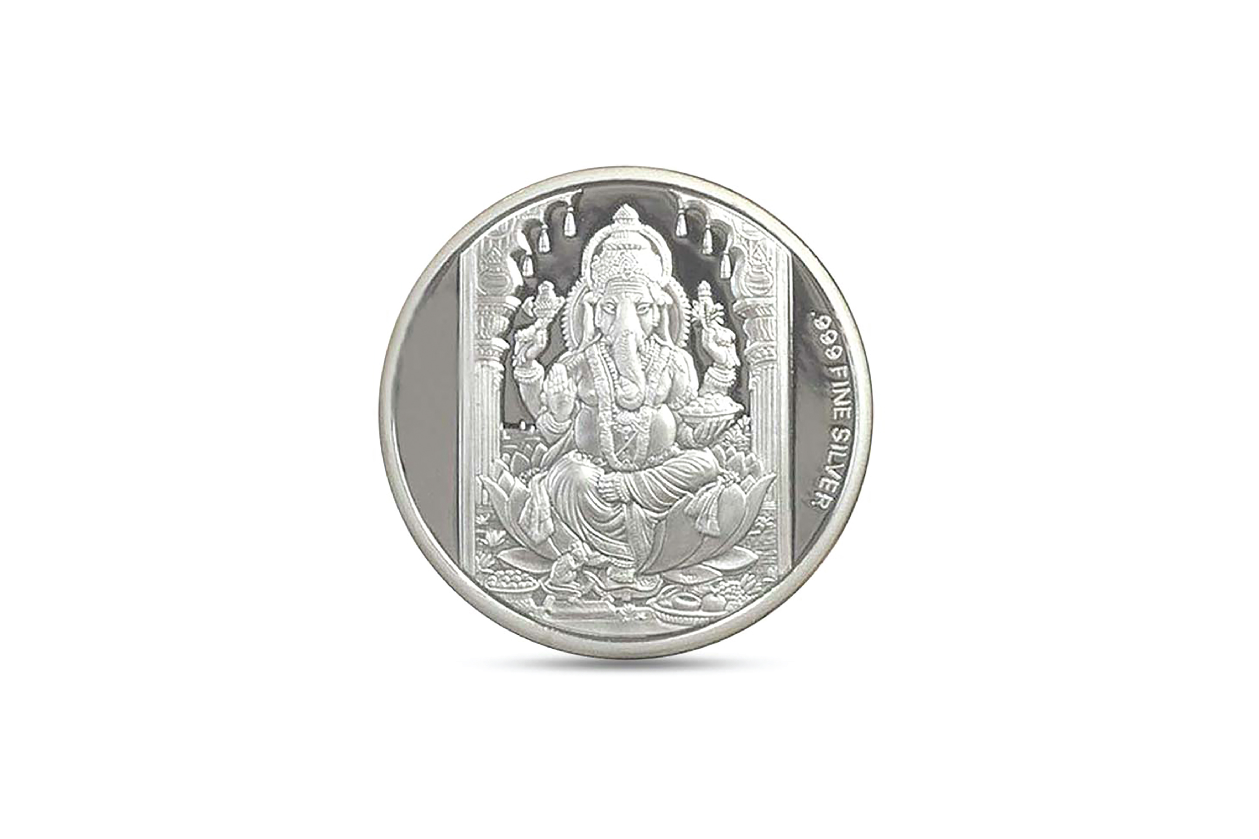 25 gms Ganesha Om Silver Coin   
