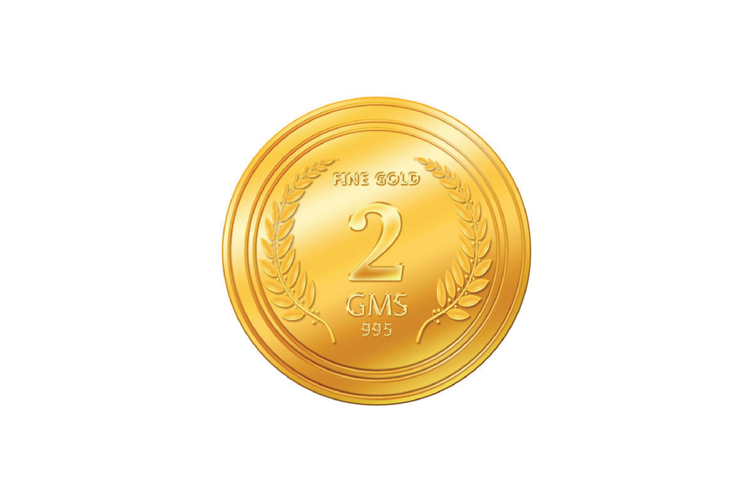 Gold Coin - 2 gm 
