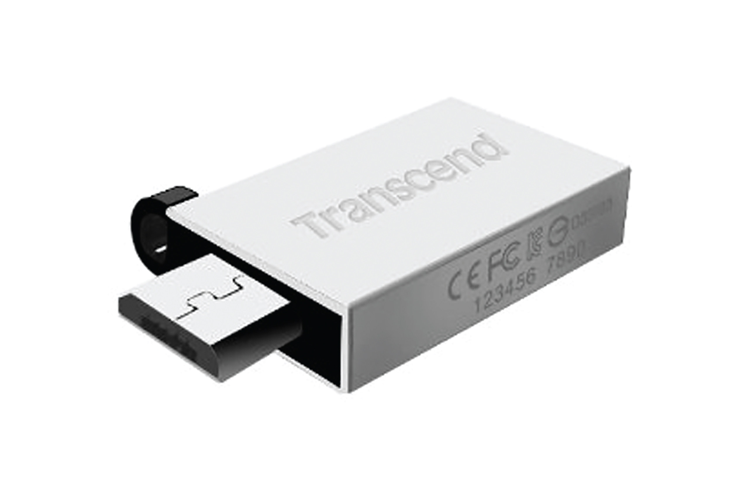 Transcend Jet Flash 380S 16 GB USB 2.0 OTG Flash Drive
